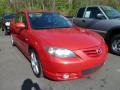 2004 Velocity Red Mazda MAZDA3 s Sedan  photo #1