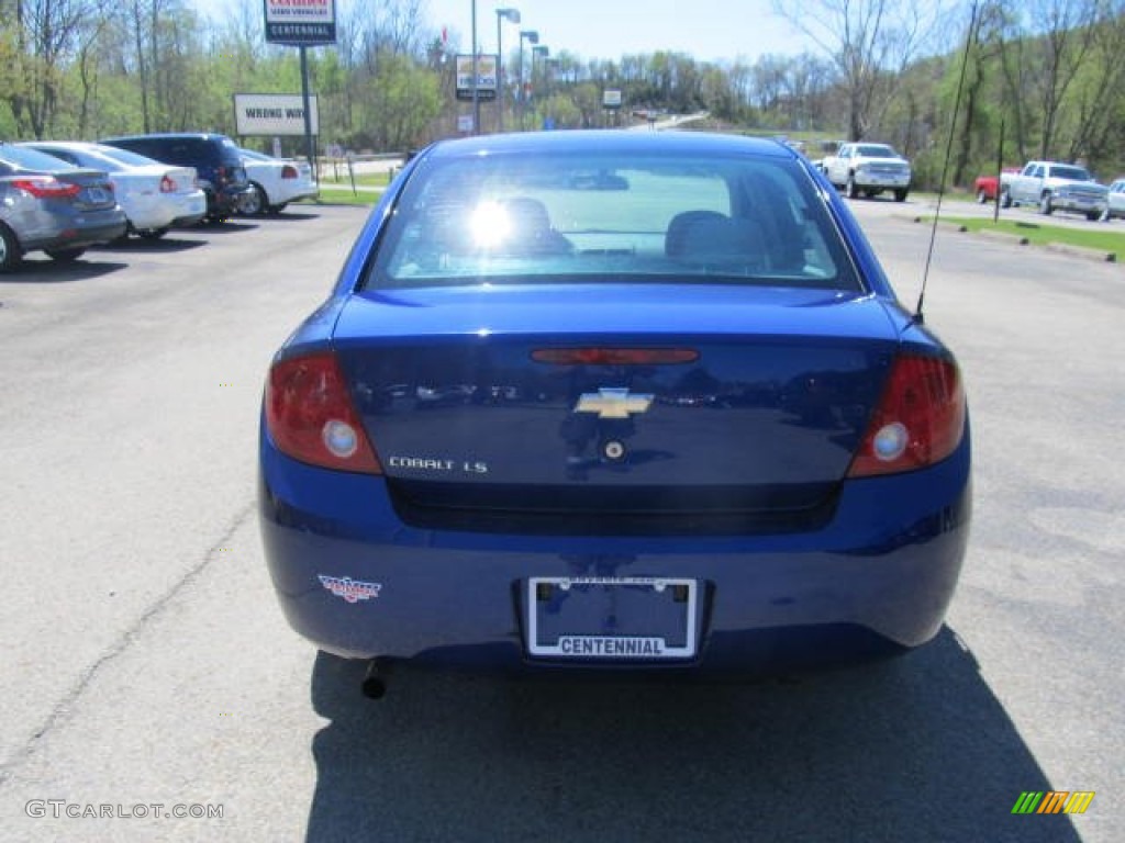 2007 Cobalt LS Sedan - Pace Blue / Gray photo #4