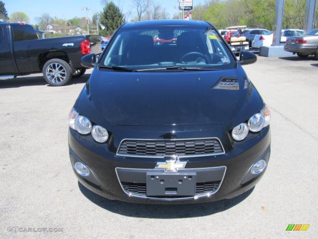 2012 Sonic LTZ Hatch - Black / Jet Black/Brick photo #6