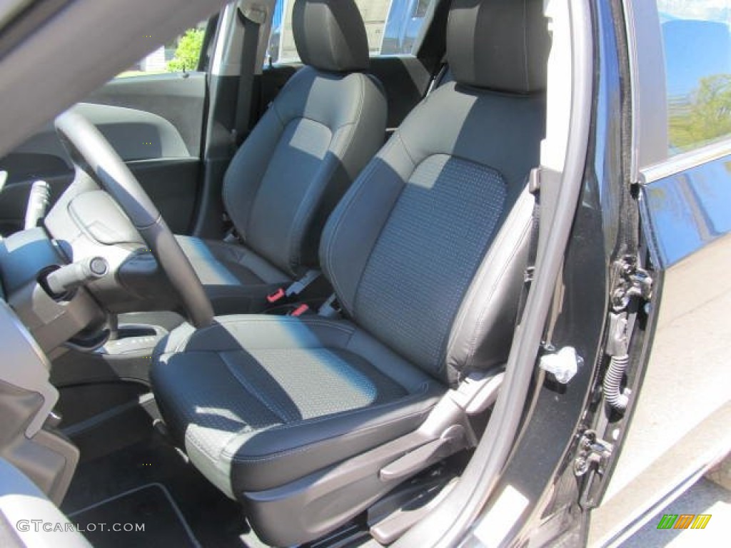 2012 Sonic LTZ Hatch - Black / Jet Black/Brick photo #9