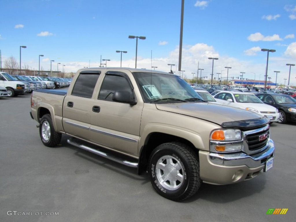 2006 Sierra 1500 SLT Z71 Crew Cab 4x4 - Sand Beige Metallic / Neutral photo #1