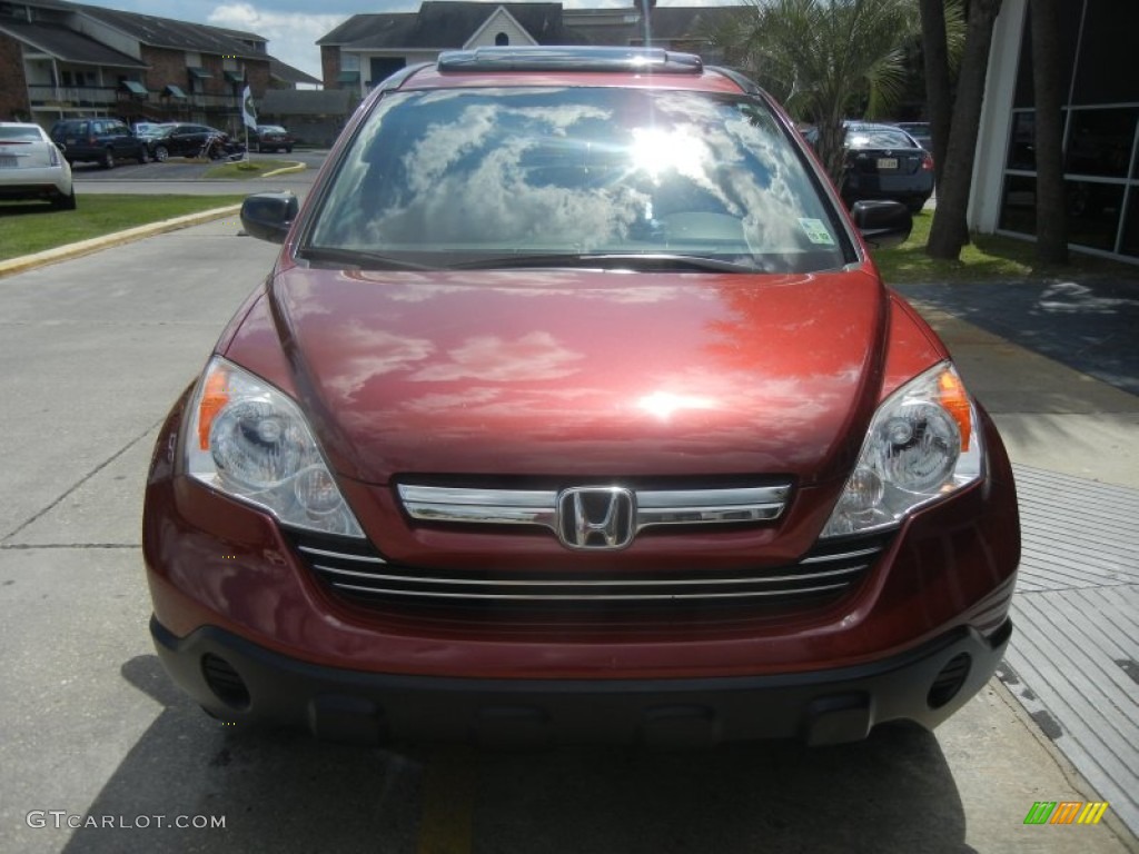 2008 CR-V EX - Tango Red Pearl / Gray photo #2