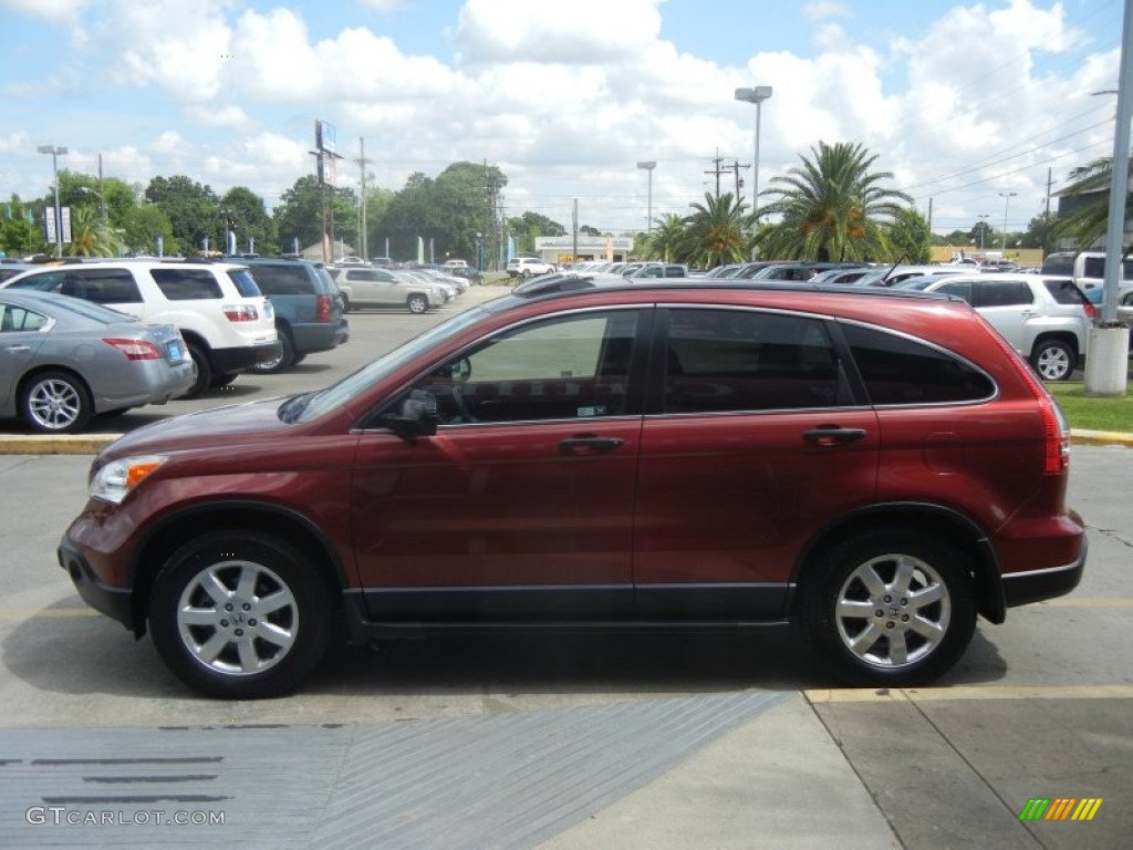 2008 CR-V EX - Tango Red Pearl / Gray photo #5