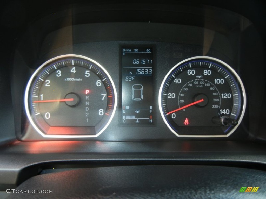 2008 CR-V EX - Tango Red Pearl / Gray photo #16