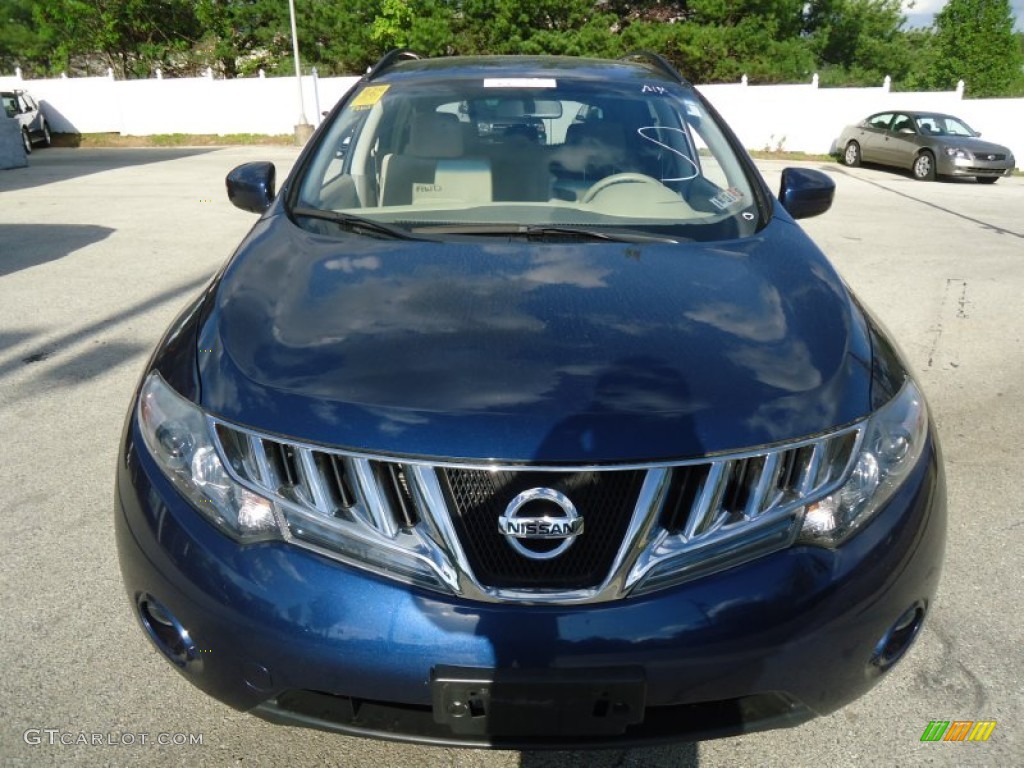 2009 Murano S AWD - Deep Sapphire Metallic / Beige photo #3