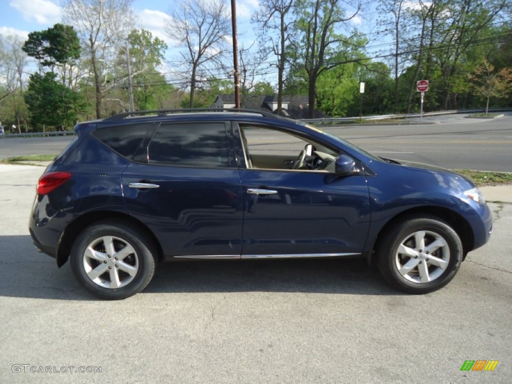 2009 Murano S AWD - Deep Sapphire Metallic / Beige photo #6