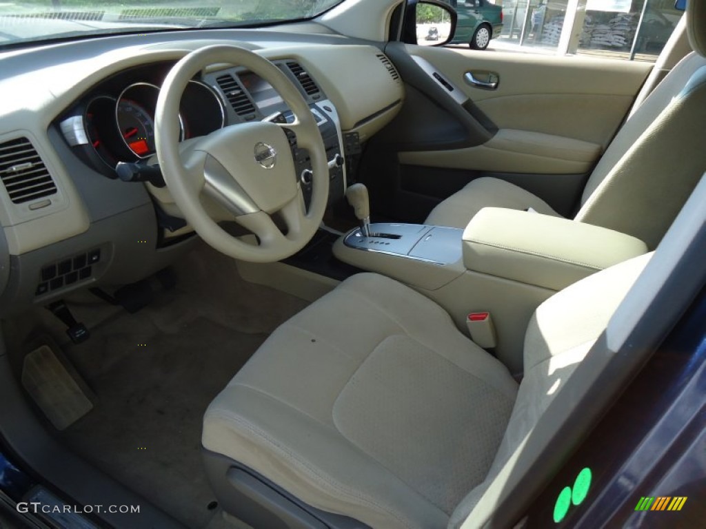 2009 Murano S AWD - Deep Sapphire Metallic / Beige photo #11