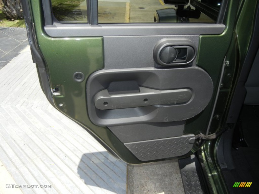 2008 Wrangler Unlimited Sahara 4x4 - Jeep Green Metallic / Dark Slate Gray/Med Slate Gray photo #11