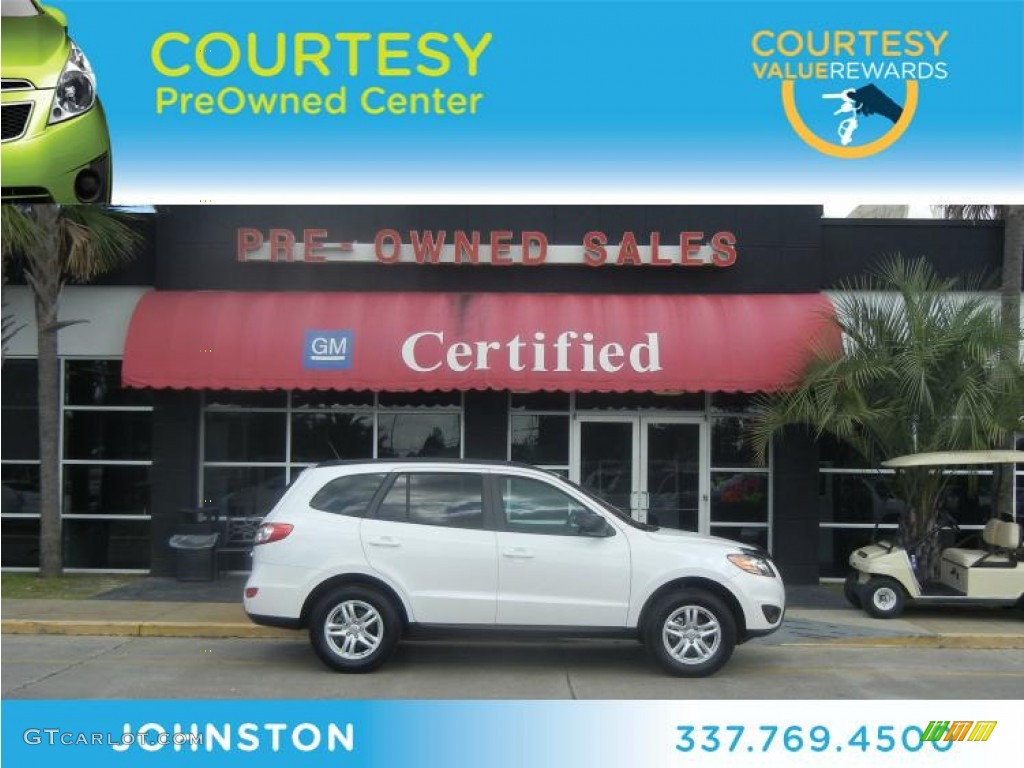 2011 Santa Fe GLS - Frost White Pearl / Gray photo #1