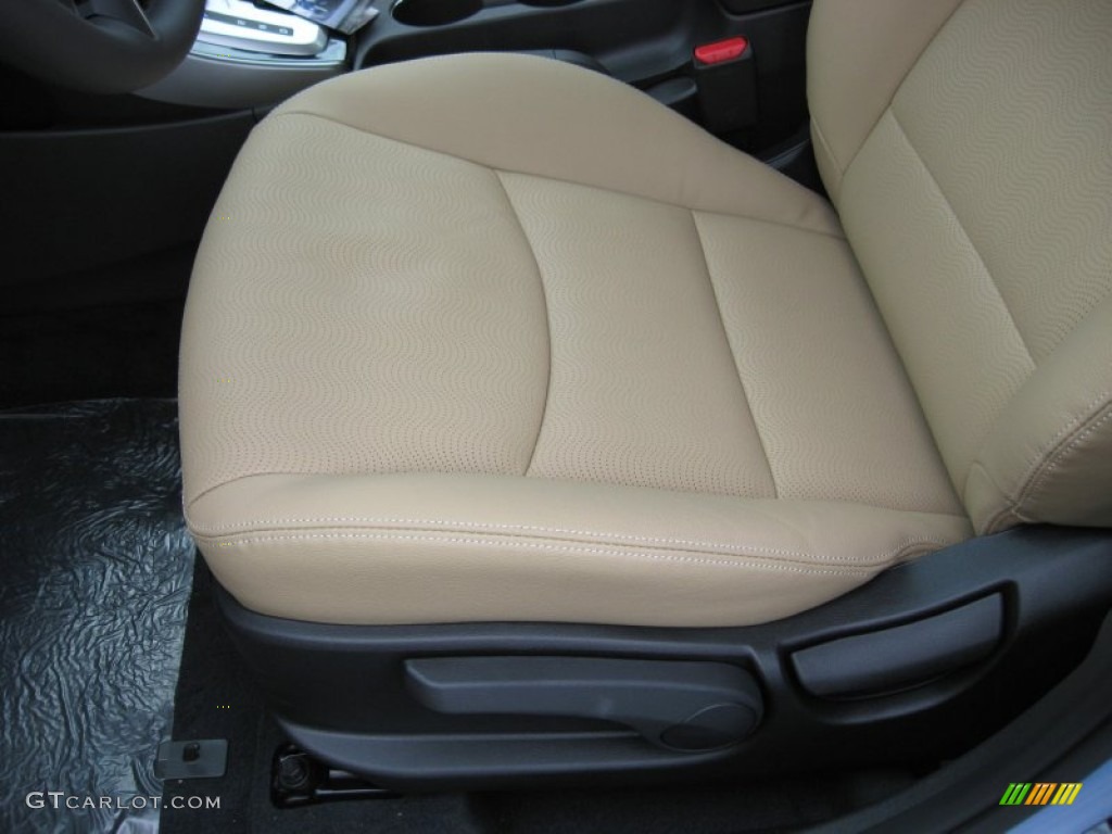 2012 Elantra Limited - Blue Sky Metallic / Beige photo #15