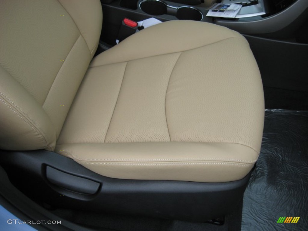 2012 Elantra Limited - Blue Sky Metallic / Beige photo #21