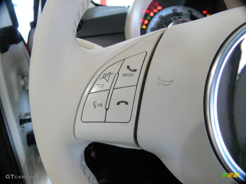 2012 Fiat 500 Gucci Controls Photo #64107714
