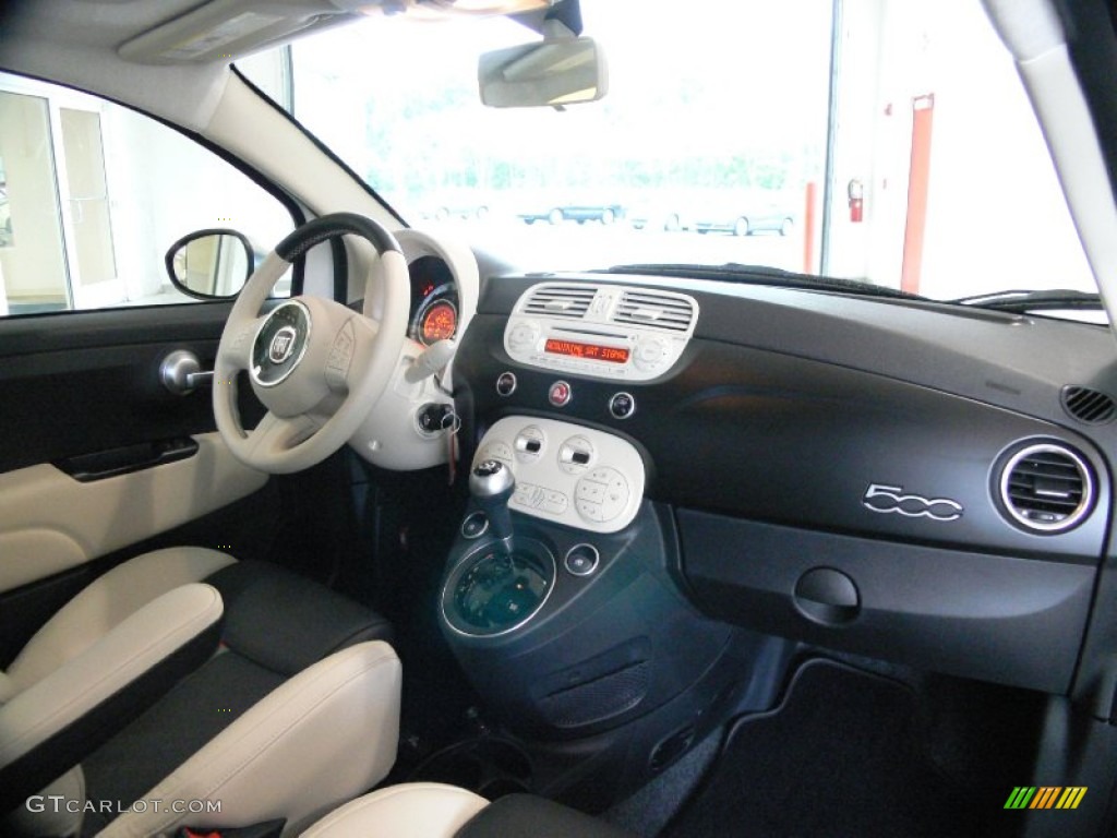 2012 Fiat 500 Gucci 500 by Gucci Nero (Black) Dashboard Photo #64107804