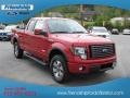 2012 Red Candy Metallic Ford F150 FX4 SuperCab 4x4  photo #4