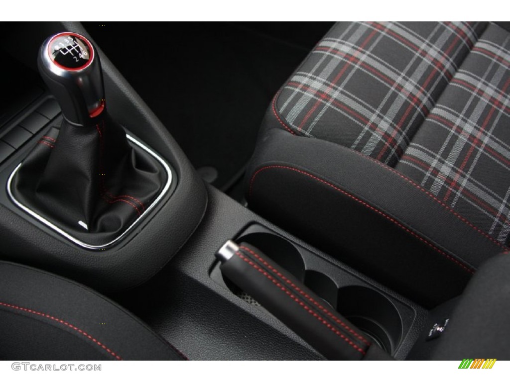 2012 GTI 2 Door - Carbon Steel Gray Metallic / Interlagos Plaid Cloth photo #19