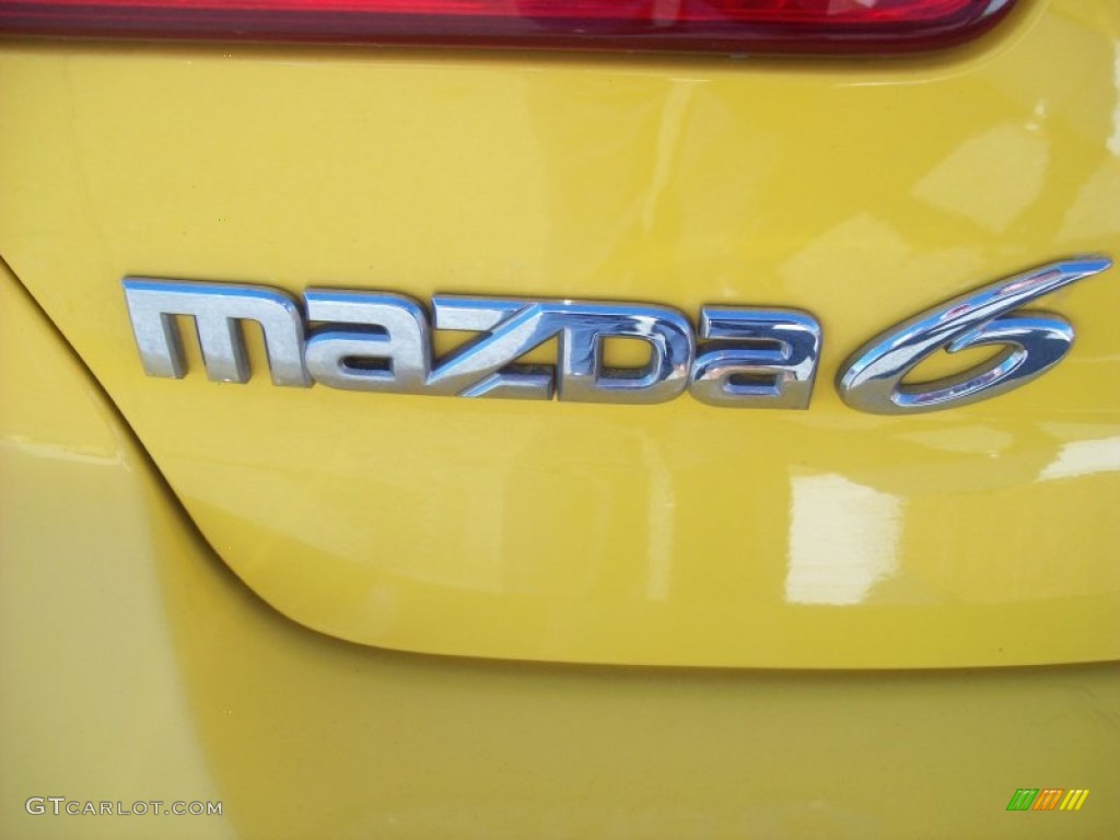 2003 MAZDA6 s Sedan - Speed Yellow / Black photo #18