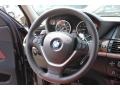 2009 BMW X6 Chateau Nevada Leather Interior Steering Wheel Photo
