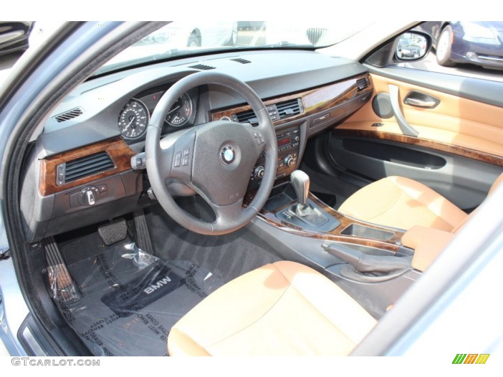 2009 3 Series 328xi Sedan - Blue Water Metallic / Saddle Brown Dakota Leather photo #10