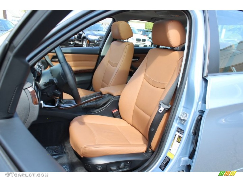 Saddle Brown Dakota Leather Interior 2009 BMW 3 Series 328xi Sedan Photo #64111611