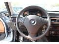 Saddle Brown Dakota Leather Steering Wheel Photo for 2009 BMW 3 Series #64111629