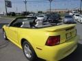 Zinc Yellow - Mustang V6 Convertible Photo No. 3