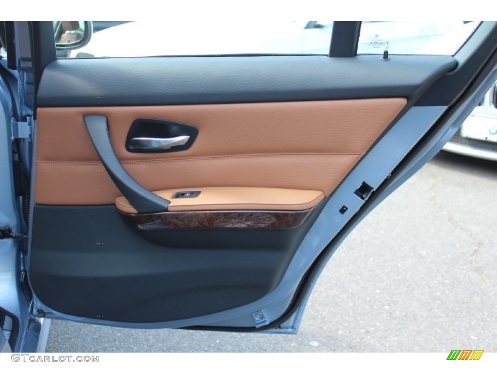 2009 3 Series 328xi Sedan - Blue Water Metallic / Saddle Brown Dakota Leather photo #23