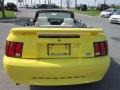 2003 Zinc Yellow Ford Mustang V6 Convertible  photo #4
