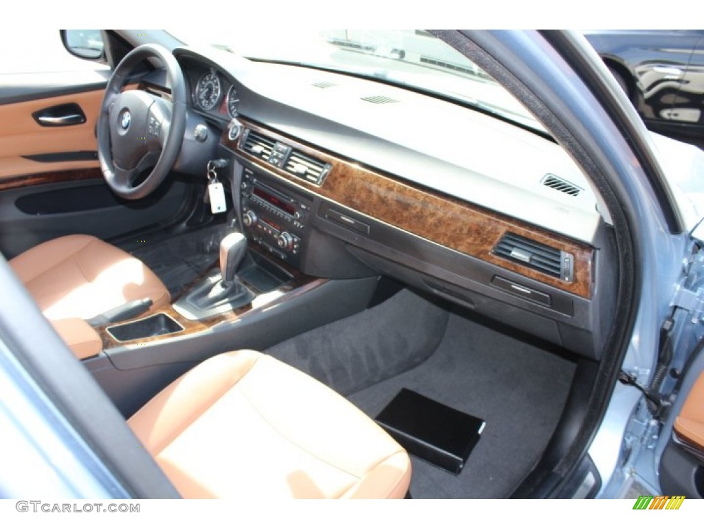 2009 BMW 3 Series 328xi Sedan Saddle Brown Dakota Leather Dashboard Photo #64111737