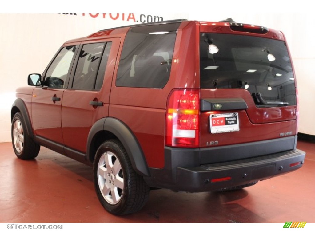 2008 LR3 V8 HSE - Rimini Red Metallic / Alpaca Beige photo #8