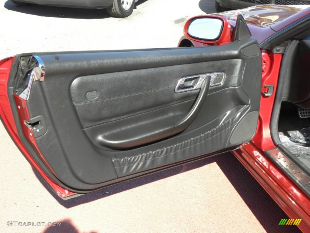 2003 SLK 230 Kompressor Roadster - Firemist Red Metallic / Charcoal photo #5