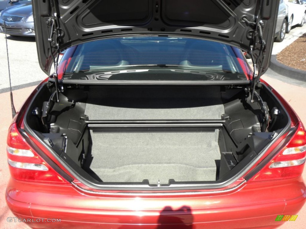 2003 SLK 230 Kompressor Roadster - Firemist Red Metallic / Charcoal photo #11