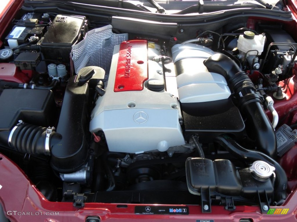 2003 SLK 230 Kompressor Roadster - Firemist Red Metallic / Charcoal photo #15