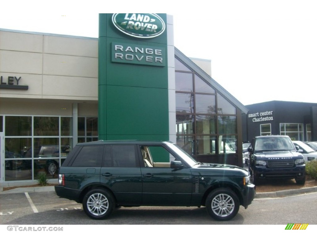 2012 Range Rover HSE - Aintree Green Metallic / Ivory photo #1
