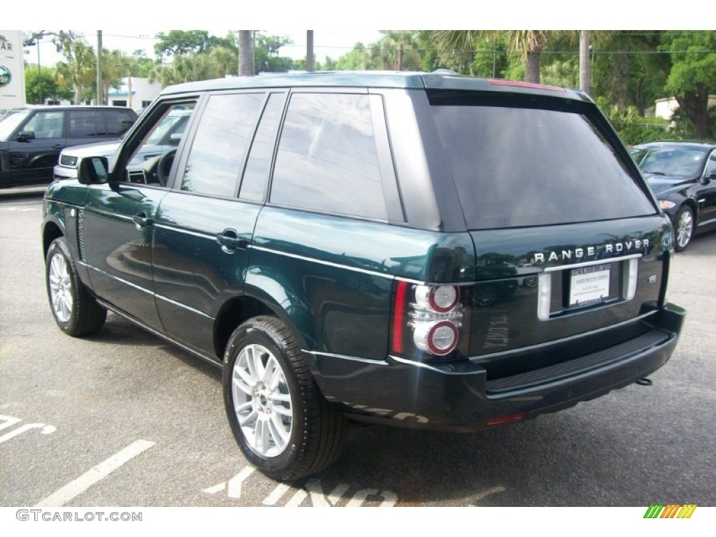 2012 Range Rover HSE - Aintree Green Metallic / Ivory photo #9