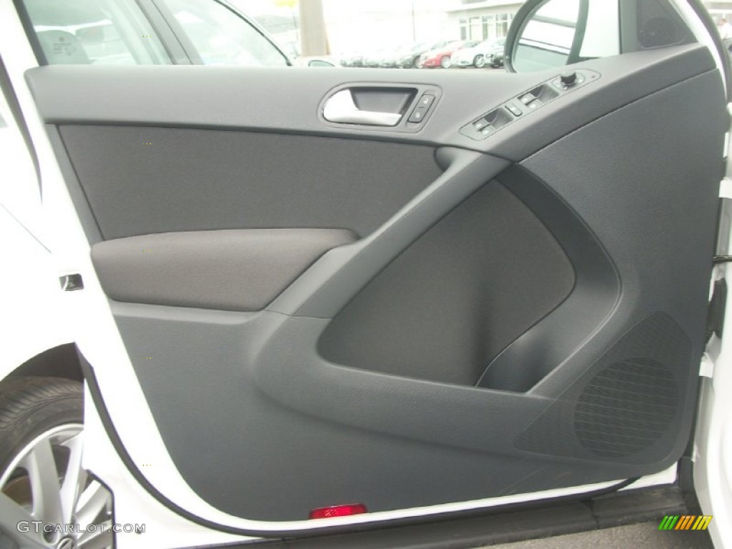 2012 Volkswagen Tiguan S 4Motion Black Door Panel Photo #64115934