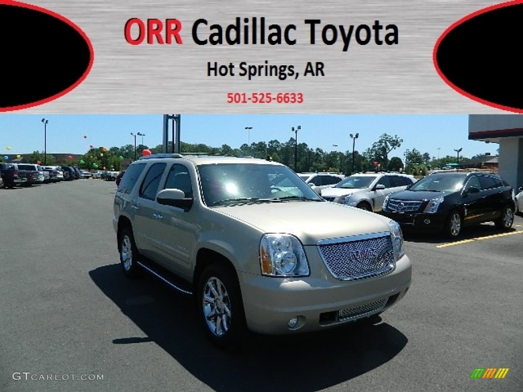 2011 Yukon Denali AWD - Gold Mist Metallic / Cocoa/Light Cashmere photo #1