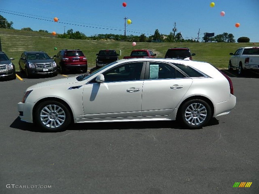 White Diamond Tricoat 2012 Cadillac CTS 3.0 Sport Wagon Exterior Photo #64116920