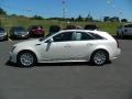 White Diamond Tricoat 2012 Cadillac CTS 3.0 Sport Wagon Exterior