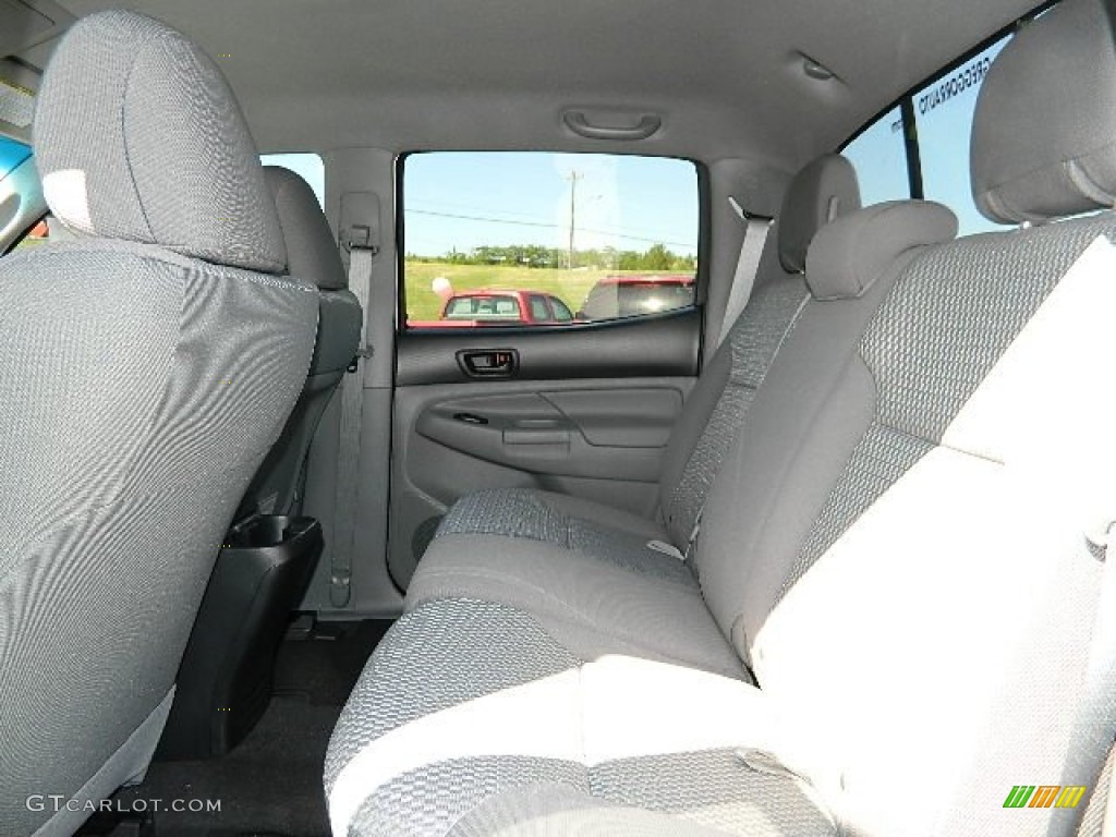 2012 Tacoma V6 SR5 Prerunner Double Cab - Super White / Graphite photo #11