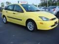 2003 Screaming Yellow Ford Focus ZX5 Hatchback  photo #2
