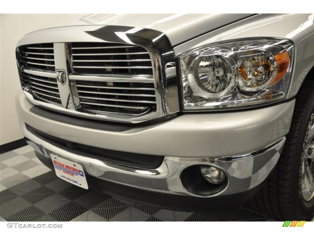 2008 Ram 1500 Big Horn Edition Quad Cab 4x4 - Bright Silver Metallic / Medium Slate Gray photo #7