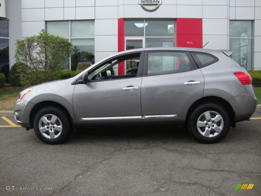 2011 Rogue S AWD - Platinum Graphite / Black photo #3