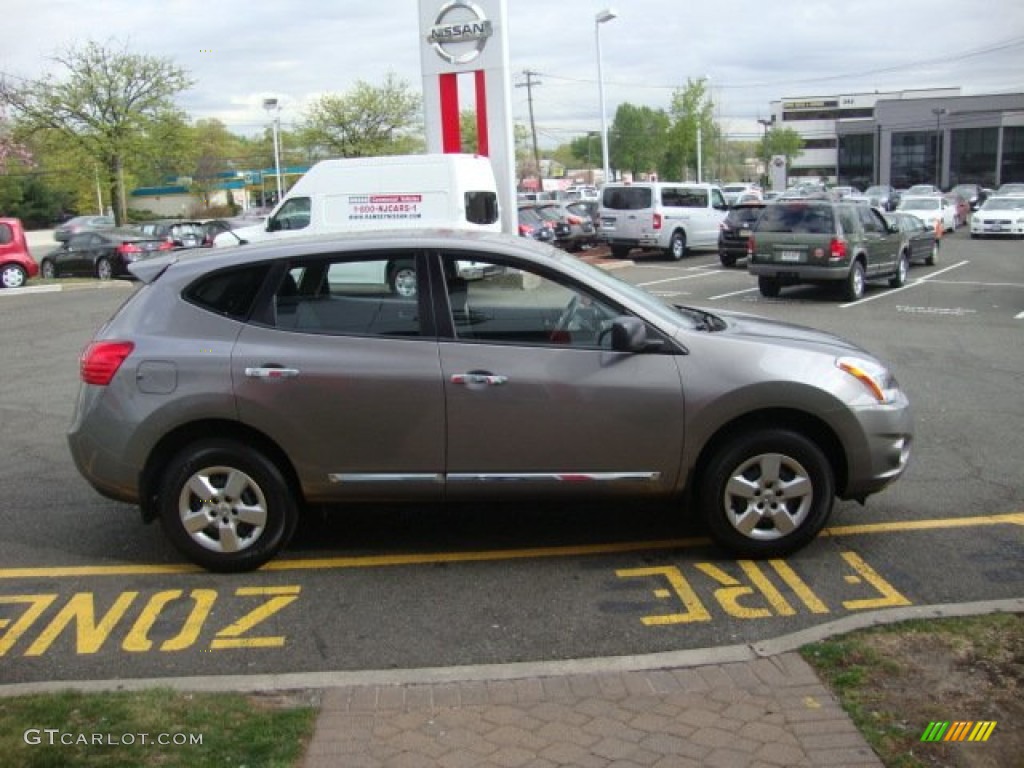 2011 Rogue S AWD - Platinum Graphite / Black photo #7