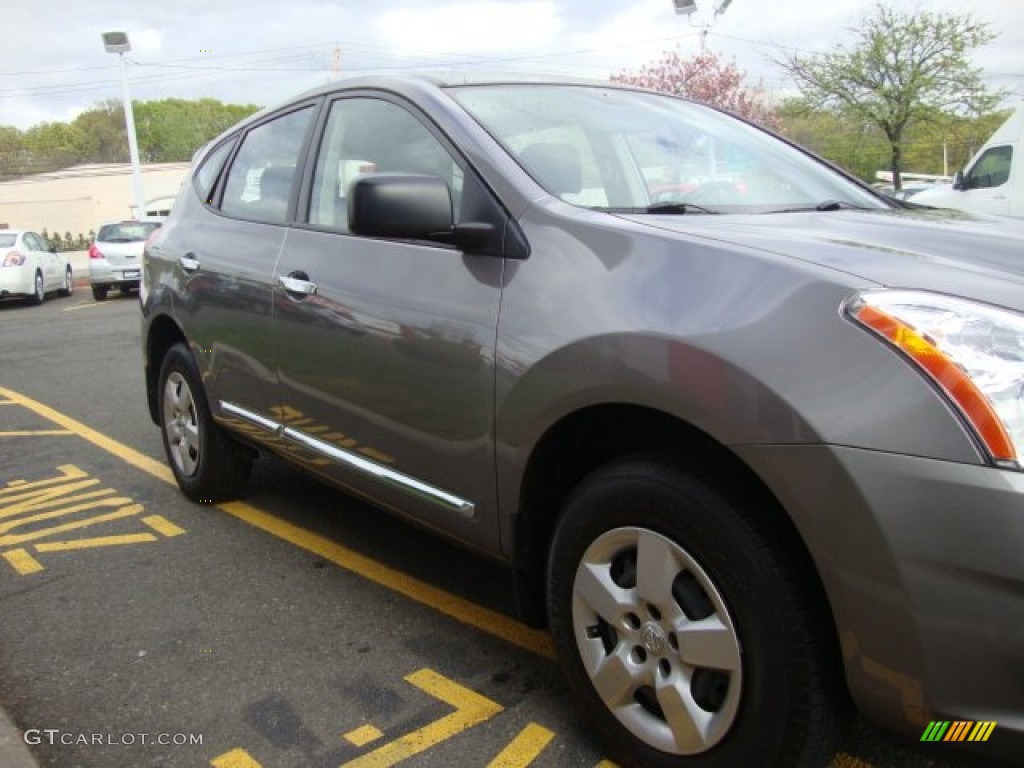 2011 Rogue S AWD - Platinum Graphite / Black photo #8