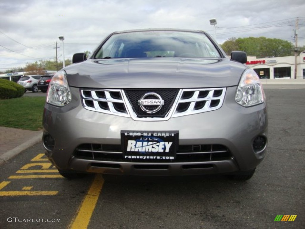 2011 Rogue S AWD - Platinum Graphite / Black photo #9