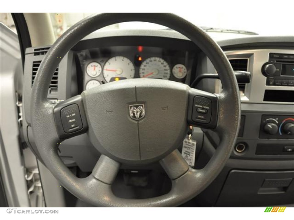 2008 Ram 1500 Big Horn Edition Quad Cab 4x4 - Bright Silver Metallic / Medium Slate Gray photo #20