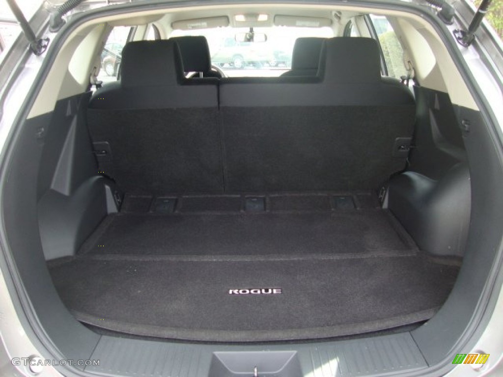 2011 Rogue S AWD - Platinum Graphite / Black photo #19