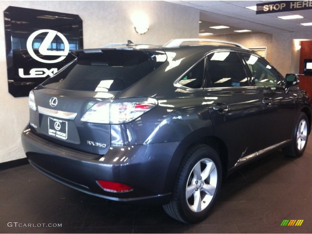 2010 RX 350 AWD - Truffle Brown Mica / Black/Brown Walnut photo #2