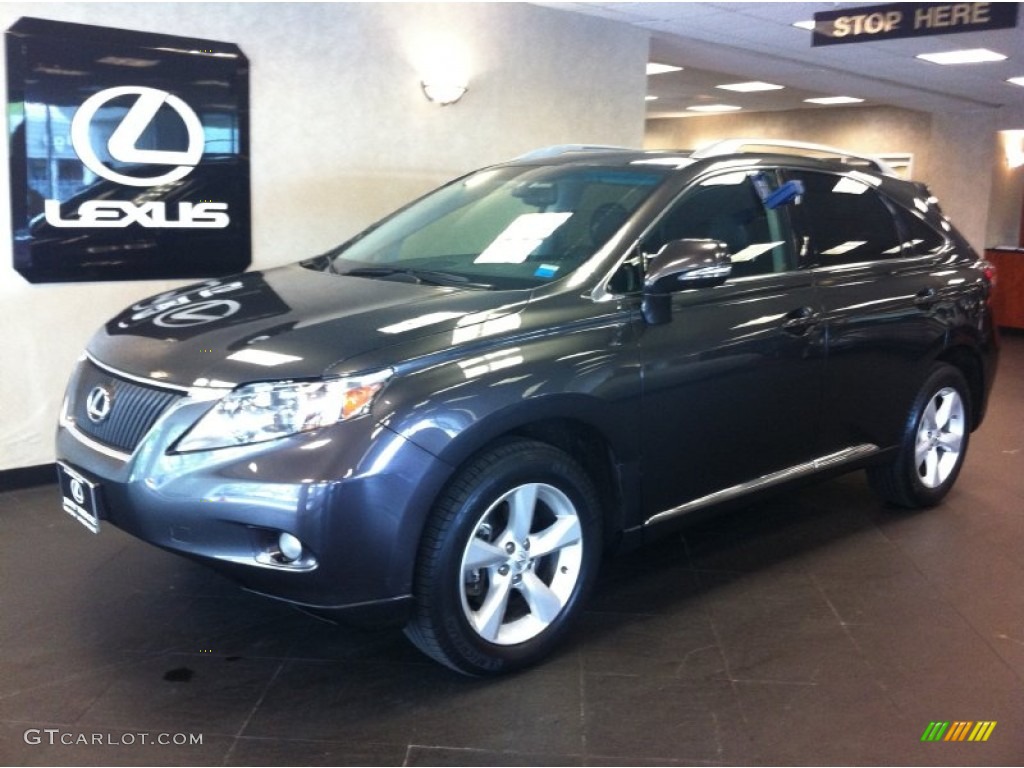 2010 RX 350 AWD - Truffle Brown Mica / Black/Brown Walnut photo #3