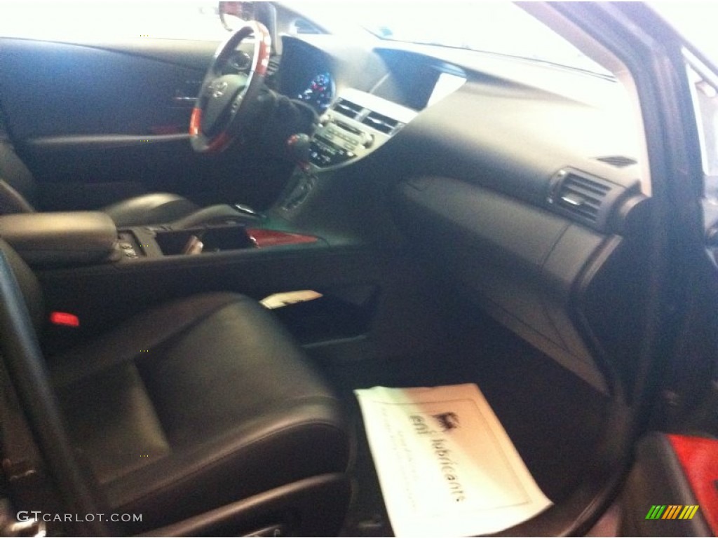 2010 RX 350 AWD - Truffle Brown Mica / Black/Brown Walnut photo #7